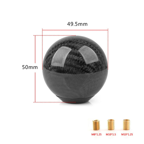 JDM Racing Real Carbon Fiber Gear Shift knob Manual Transmission