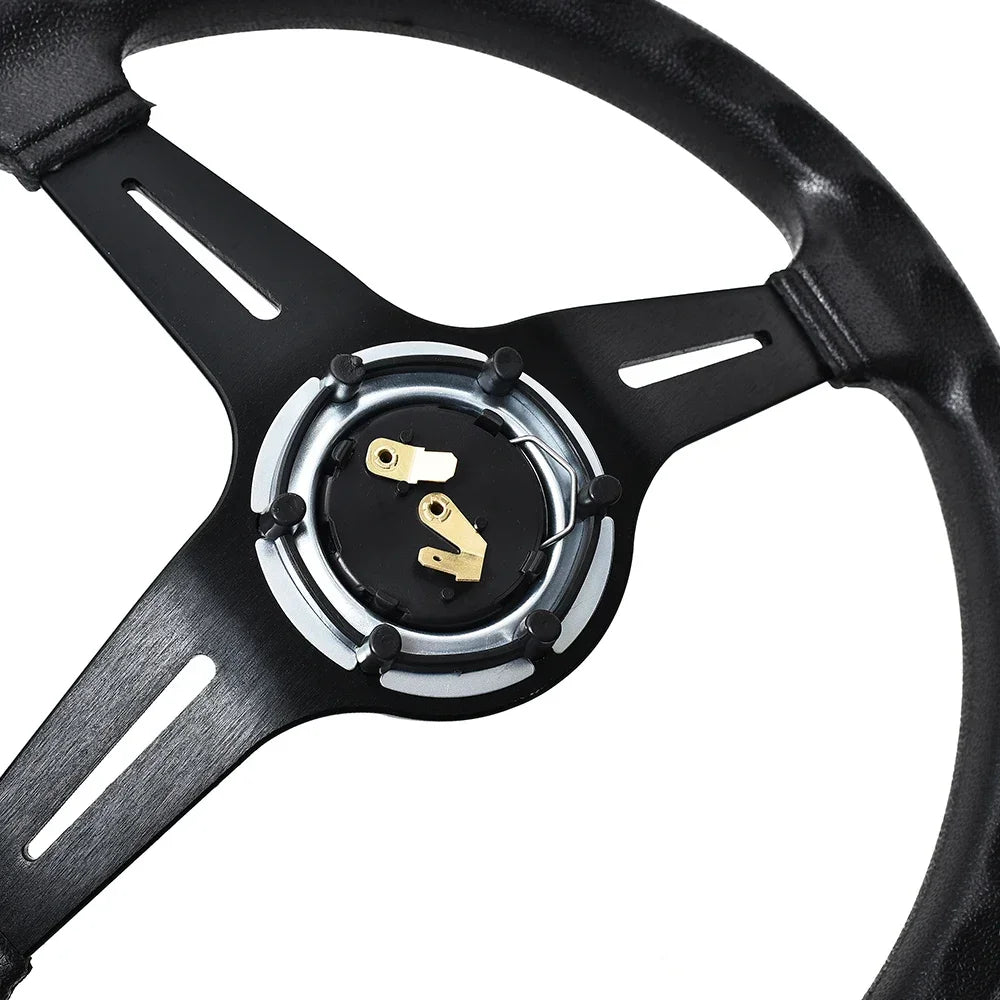 Nardi 14 Inch ND PU Auto Racing Steering Wheels Universal Deep Corn