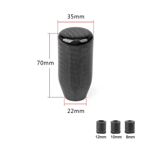 JDM Racing Real Carbon Fiber Gear Shift knob Manual Transmission