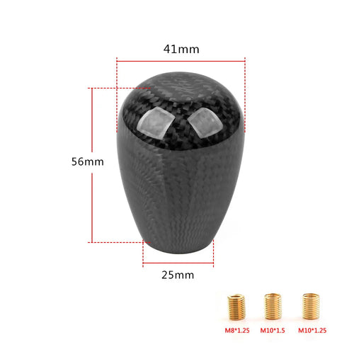 JDM Racing Real Carbon Fiber Gear Shift knob Manual Transmission